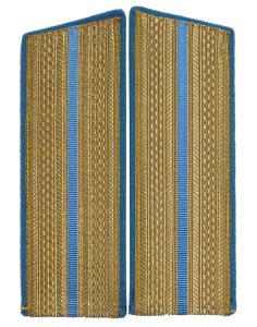 Soviet Air Force lower rank officer shoulder boards for parade uniform.