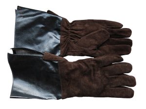 Russian Driver gloves. Suede. Brown.