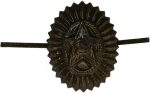 Army officer hat badge for field uniform