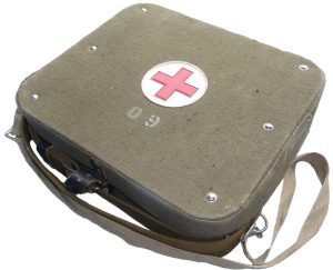 Authentic Soviet Medical Help Bag. Made in USSR.