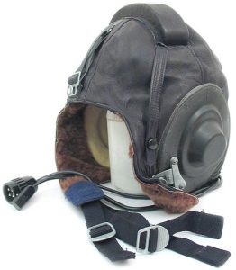 Soviet Air Force MIG Pilot Winter Helmet