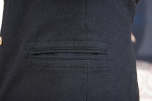 Russian navy wool pea coat. Bushlat.