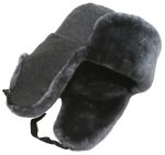 Army officer of the Russian Federation mouton ushanka hat. Current issue.