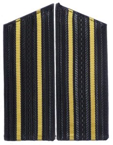 Higher rank officers of the Soviet Navy shoulder boards.