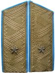 Soviet Air Force Major General shoulder boards for field uniform.