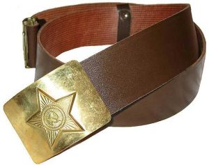 Brown Soviet soldier belt