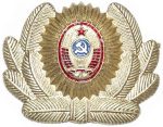 Soviet militsiya winter hat insignia